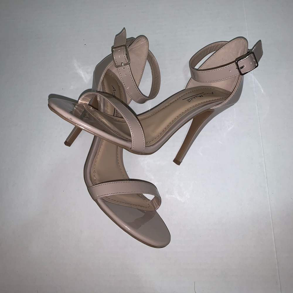 Nude high heels
